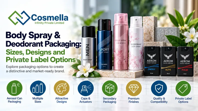 Body Spray & Deodorant Packaging: Sizes, Designs and Private Label Options